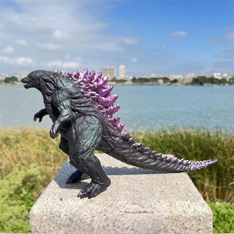 24cm Godzilla King of Monsters Runaway Mechanical Red lotus Planet Godzilla Action Figure Collection Model Toy Kid Birthday Gift