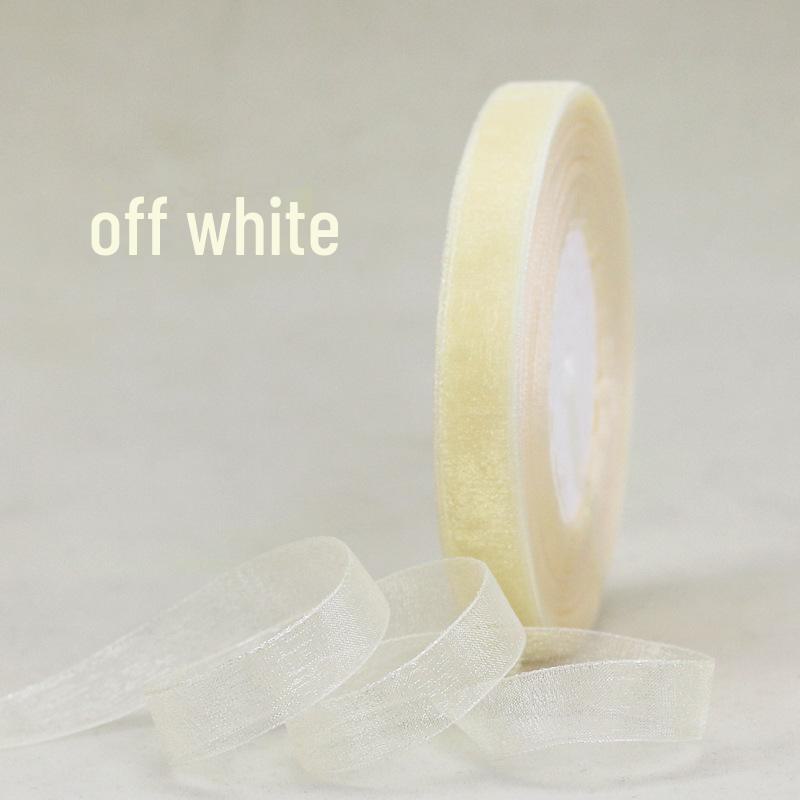 Snow Yarn Ribbon – 1.2cm Decorative Bow for Gift Boxes, Festivals & DIY, 45m