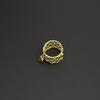 Hollow Heart Lock Ring: Unique, Stylish, Simple Design Finger Ring