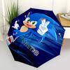 1PC Sonic - Custom Name Automatic Folding Umbrella - Compact 8-Rib Design, Durable Plastic & Iron, Daily Use S0106042