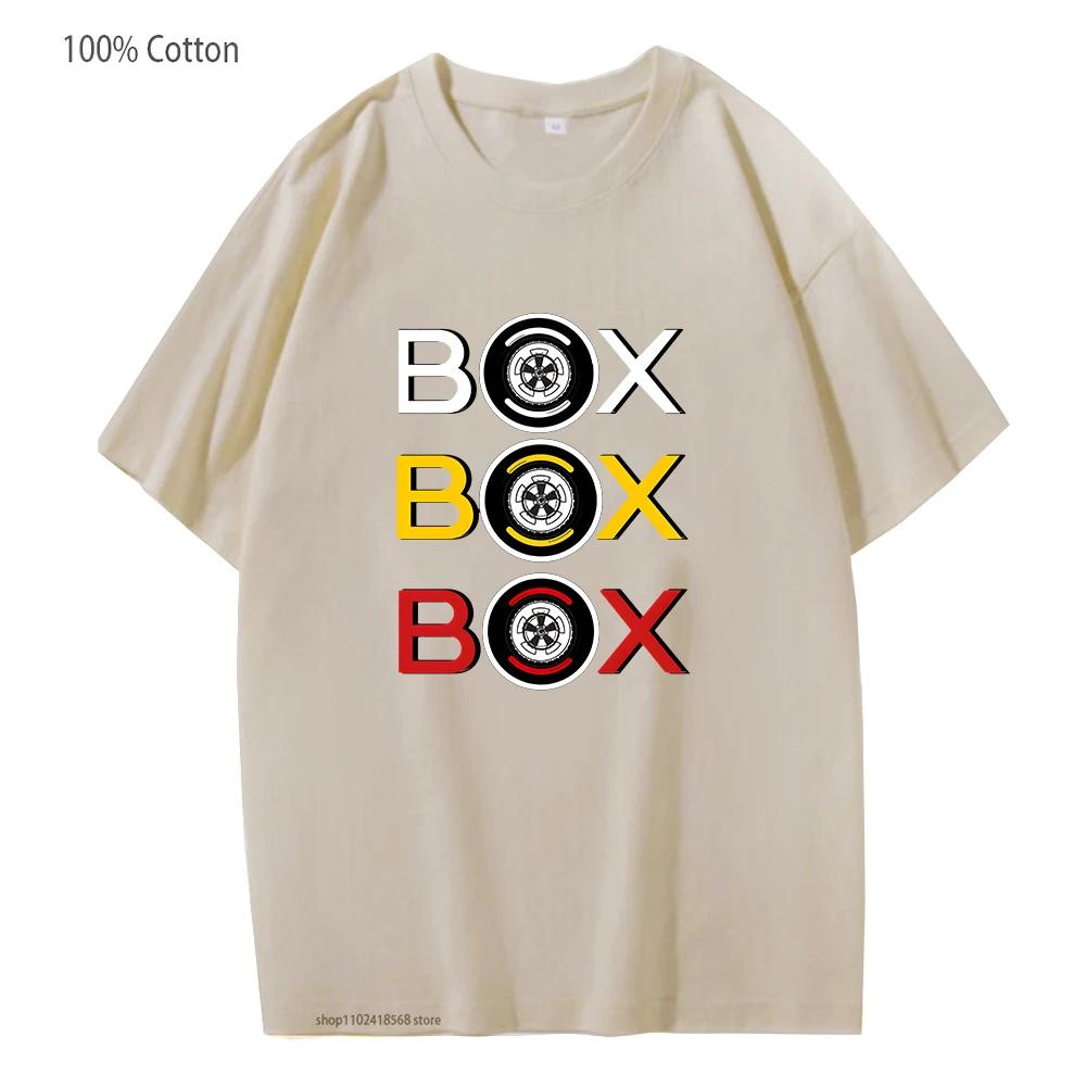 F1 Tshirt Mini Car Clothes Box Box Box T-Shirts Womens Tops Fashion Games Men Clothing Oversized Y2k Tee Summer Soft