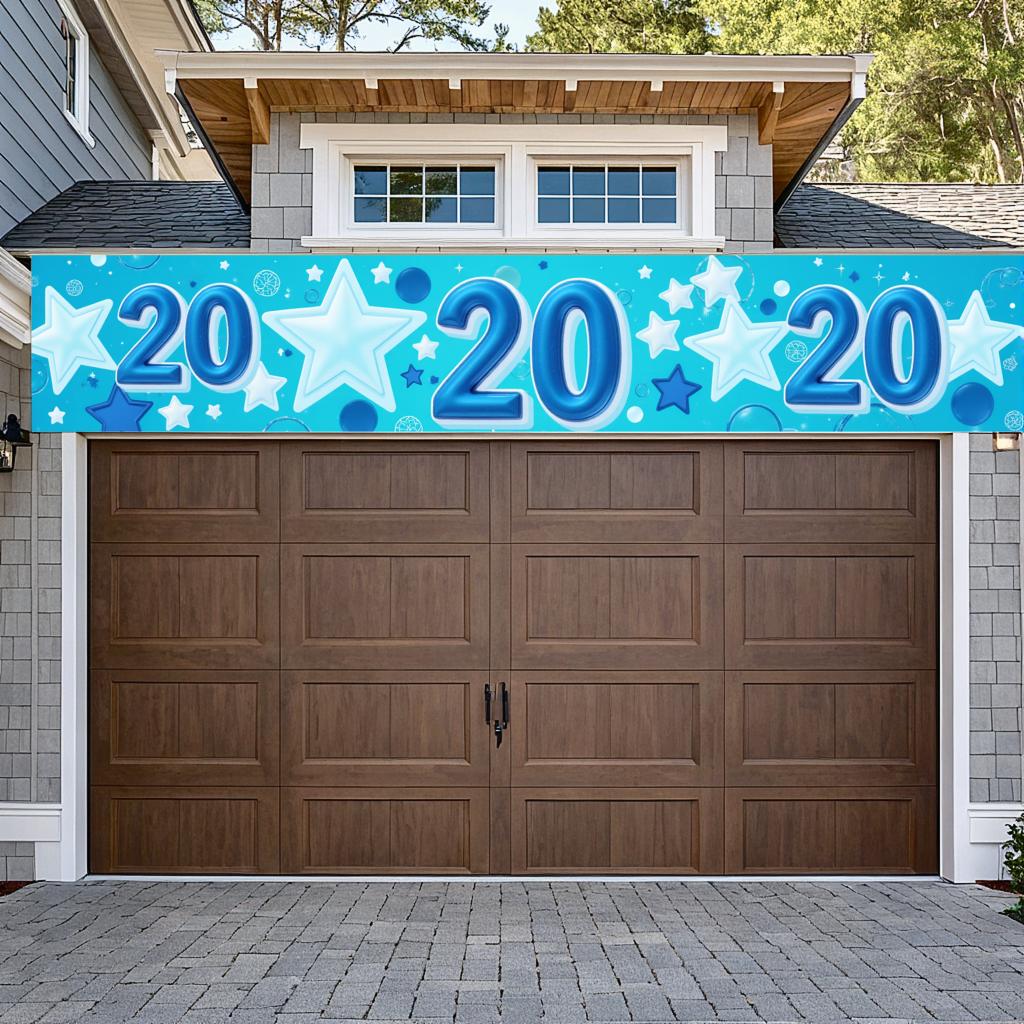Leaf Decoration 2020 Banner Year Celebration Banner New Year Banner for Indoor Decoration Holiday Decoration New Year Party