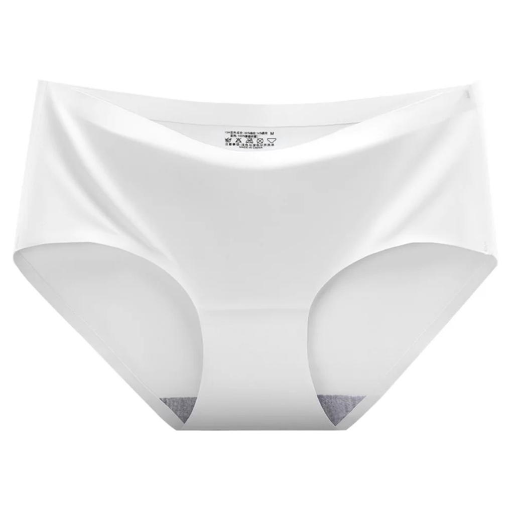 10 Pack Women's Seamless Panties Ice Silk Soft Multicolor