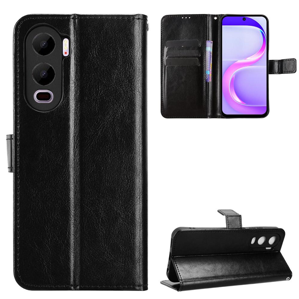 

Flip Cover Compatible With Itel City 200, 6.75 PU Leather Phone Case Full-Body Protection with [RFID Blocking] for Itel City 200, 6.75 чёрный