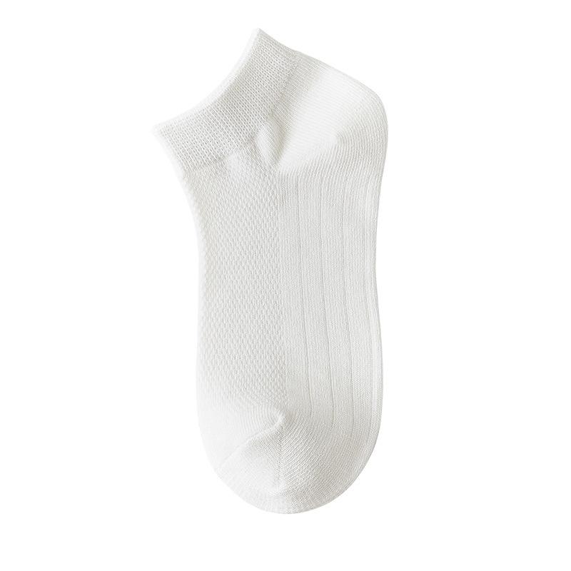 Women's Short Socks, Pure Cotton Thin Mesh Breathable and Odor-proof Sports Shallow Mouth Boat Socks, Women's Spring and Autumn Socks