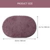 Oval Entryway Mat Premium Absorbent Door Mat Non-Slip Bottom for Bathroom Kitchen Living Room Bedroom Household Floor Accessory