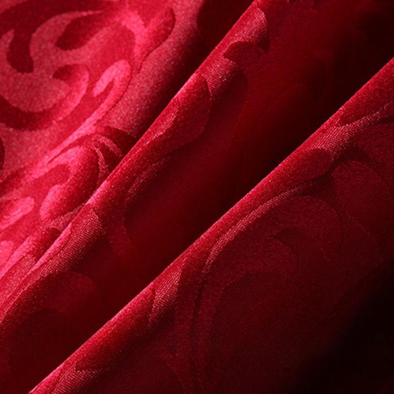 Modern Minimalist Solid Color Dining Table Set Hook Up Party Circular Decorative Cloth Multiple Colors of Chinese Tablecloth