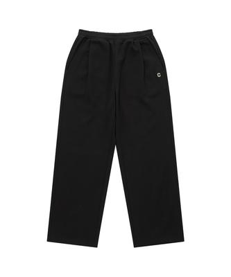 C Logo Semi-Wide Sweatpants Black