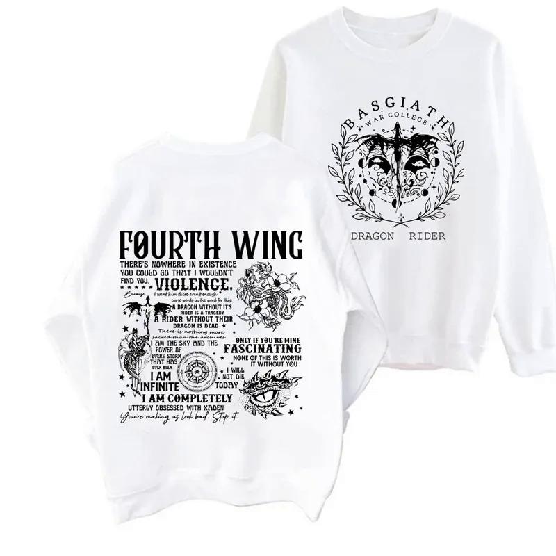 Vintage Fourth Wing Sweatshirt Dragon hoodies