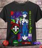 Shinji Ikari Shirt Neon Genesis Evangelion Anime Tee T-Shirt Asuka Rei Unisex