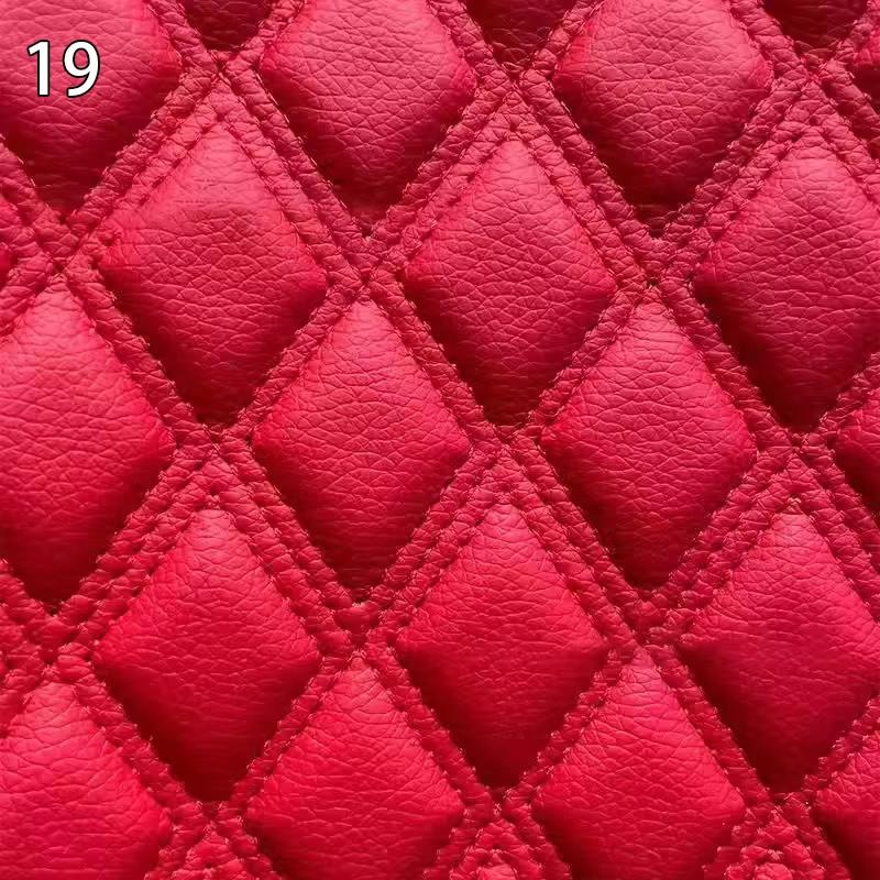 Tejido de Piel Sintética PU Artificial de 1M de Espesor Para Tapicería Muebles Asiento de Coche Pared de Fondo Decoración de Puerta Corredera Cuero Sintético