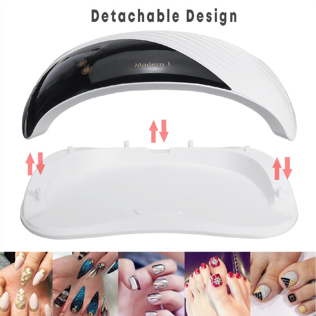 300W Professional LED Nail Lamp Quick Sensor Polish Gel Dryer Machine Double Light Source Infrared Intelligent 42Pcs
