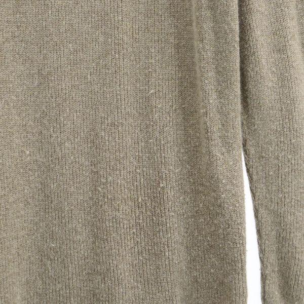 Emporio Armani Long Sleeve Knit One Piece F Beige Women Used