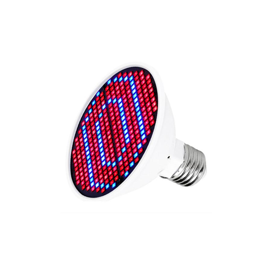 

VnnZzo лампа для роста растений чашка красного и синего цвета полный спектр для внутреннего выращивания растений E27 многофункциональные лампы бусины 2835 фотосинтез 48LEDs
