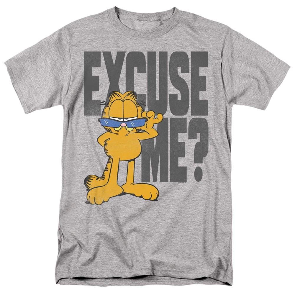 Garfield - Excuse Me? - Unisex Short Sleeve Children s T-shirt - Gray 100
