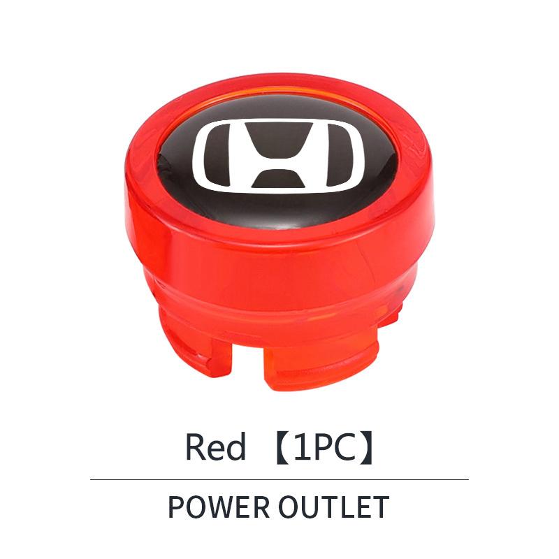 

Car Cigarette Lighter Cover Button Protector Case Dust Cap For Honda Mugen Power Civic Accords CRV Hrv Jazz CBR VTEC Accessories червоний