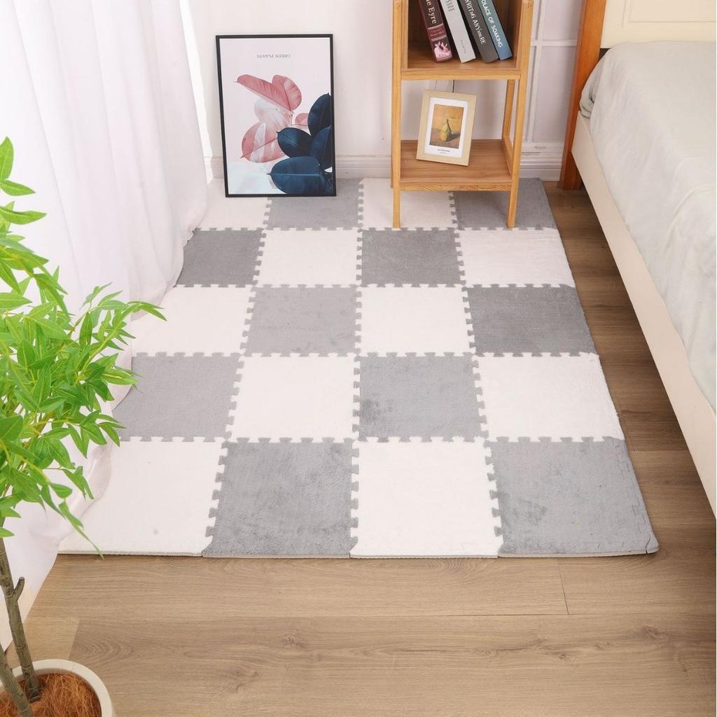 Eva Foam Puzzle Carpet Soft Plush Children's Mat Baby Toys Baby Play Mat  In Children's Room Keep Warm Playmat