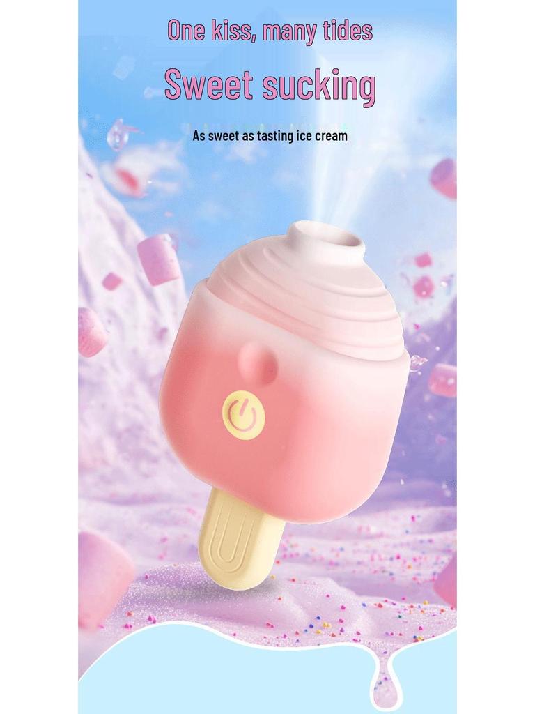 Ice Cream Multi-Function Vibrator: Rechargeable, Cute, and Discreet Adult Toy for Women