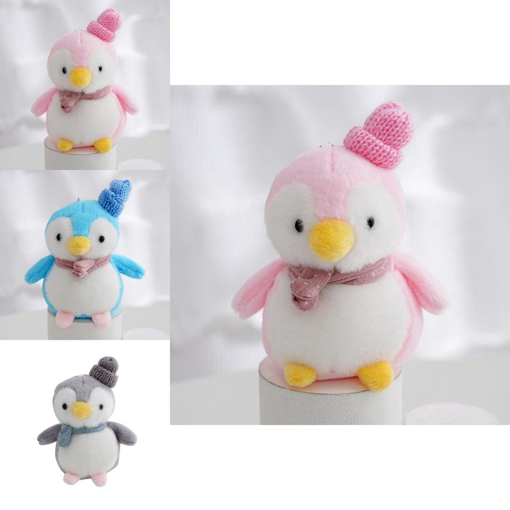 Adorable Plush Penguin Keychain Backpack Accessory Soft Stuffed Animal Toy 12cm