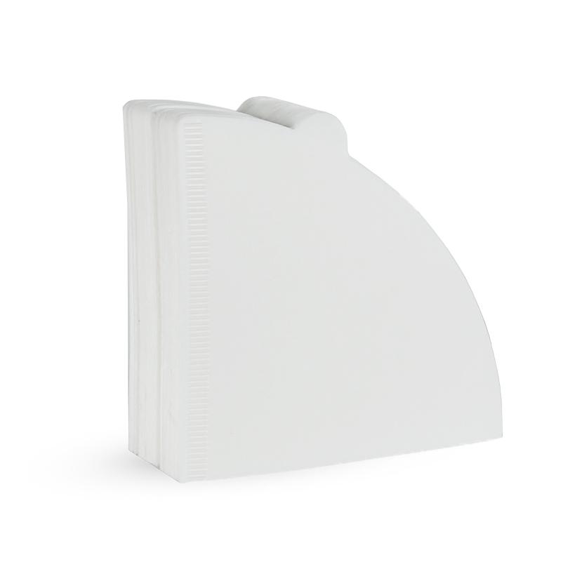 10-100 PCS Coffee Filter Paper V-Shaped Wood Pulp Cone Filter Pour Over 2-4 Cups Natural Drip Coffee Paper Filters Accessories