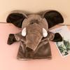 Hand puppet toy animal gloves mouth action plush doll