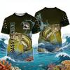 Summer Hunting Fishing 3D Print T-Shirts Men Women Casual Short Sleeve T Shirt Harajuku Y2K Top Streetwear Tees Men's Clothing