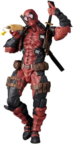 Kaiyodo Revoltech Amazing Yamaguchi Deadpool Ver. 2.5, Approximately 170mm Tall, Non-scale PVC & ABS Painted Action Figure