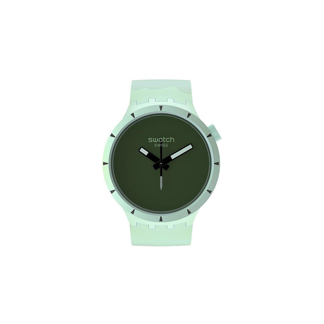 Swatch Quartz Movement Earth Series Plant Ceramic Fashion 30m Waterproof Watch Unisex watches Green SB03G100 SB03G100