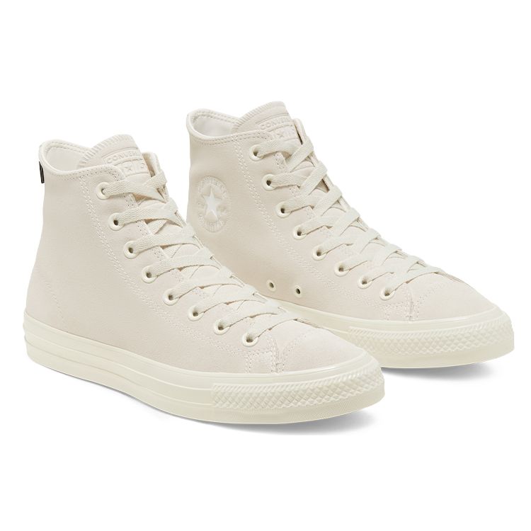 Converse Chuck Taylor All Star Pro Comfortable High-Top Canvas Shoes Unisex Sneakers Off-White 168640C