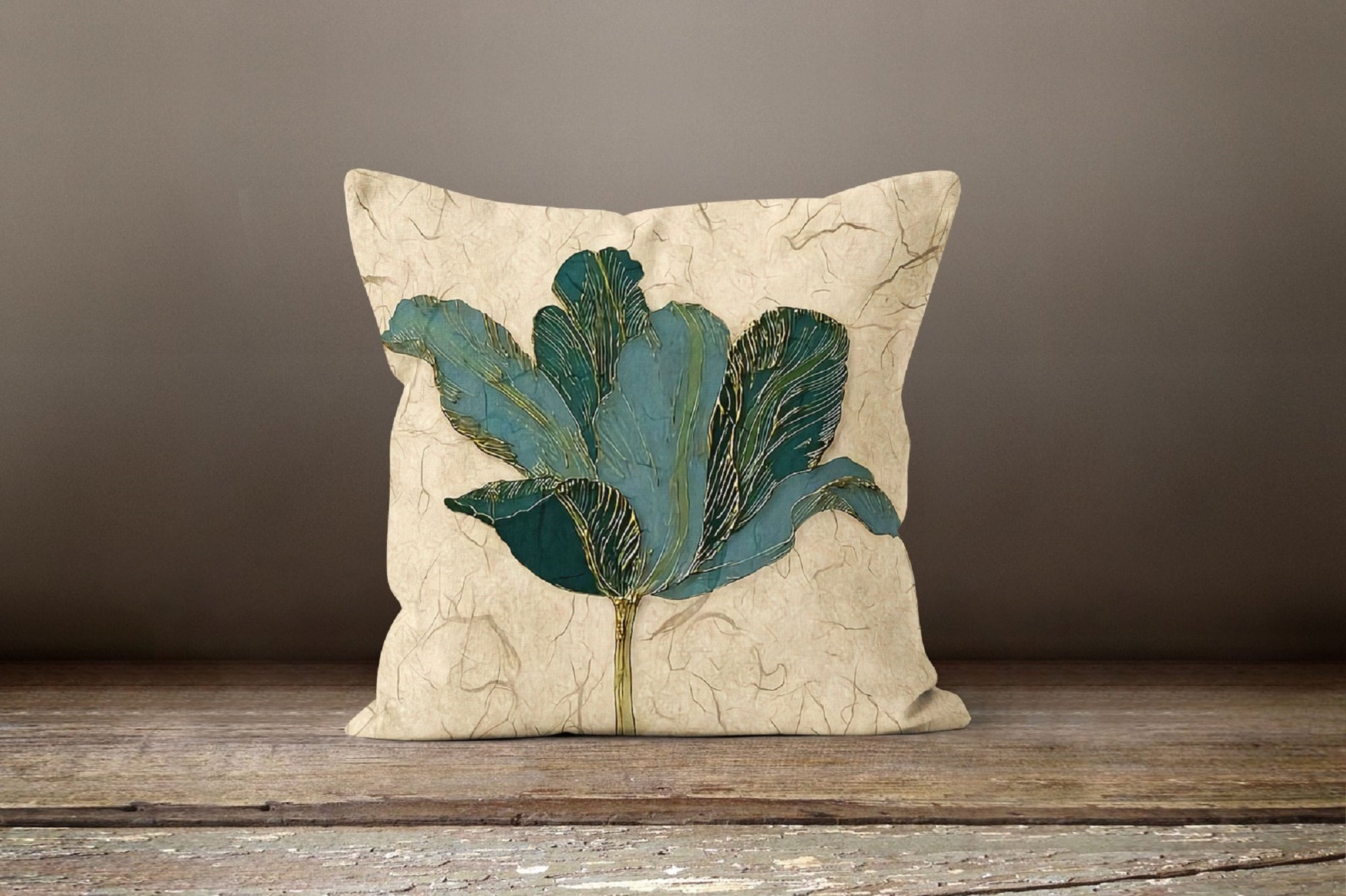 

Floral Blue Turquoise Pillow Case