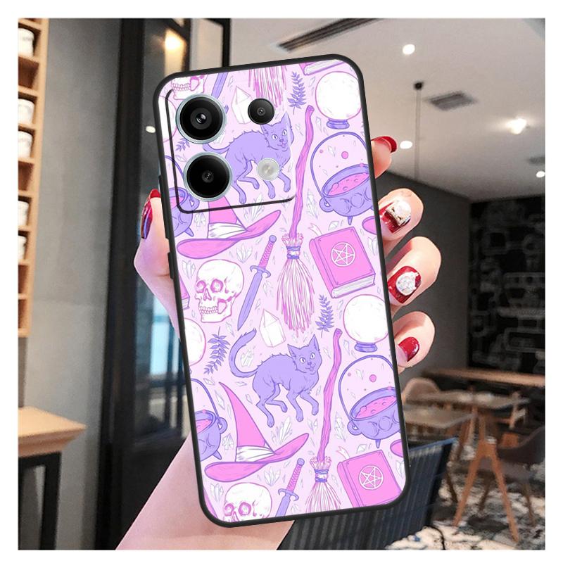

Magic Witch Witchcraft Case For Xiaomi Redmi Note 13 12 11 9 10 Pro 9S 10S 11S 12S Redmi 13 12 10C 12C 13C Coque Redmi Note 8