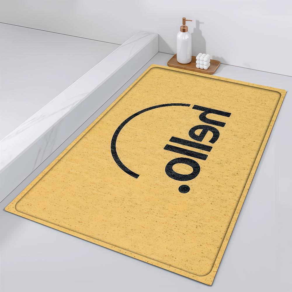 Hello Door Mat Bedside Fashion Entrance Bath Floor Decoration Corridor Door Welcome Mat Carpet Living Room Balcony