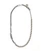 Rad Fiction Stega Antique Multi Chain Necklace / Ebony Black