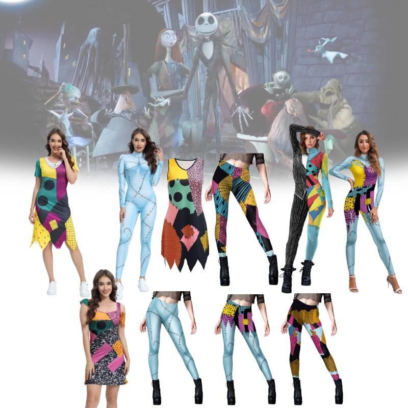 The Before Nightmare Christmas Halloween Cosplays Dress Clothing Plays Role