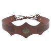 Medieval Viking Leather Headband Costume Prop for Halloween and Cosplay