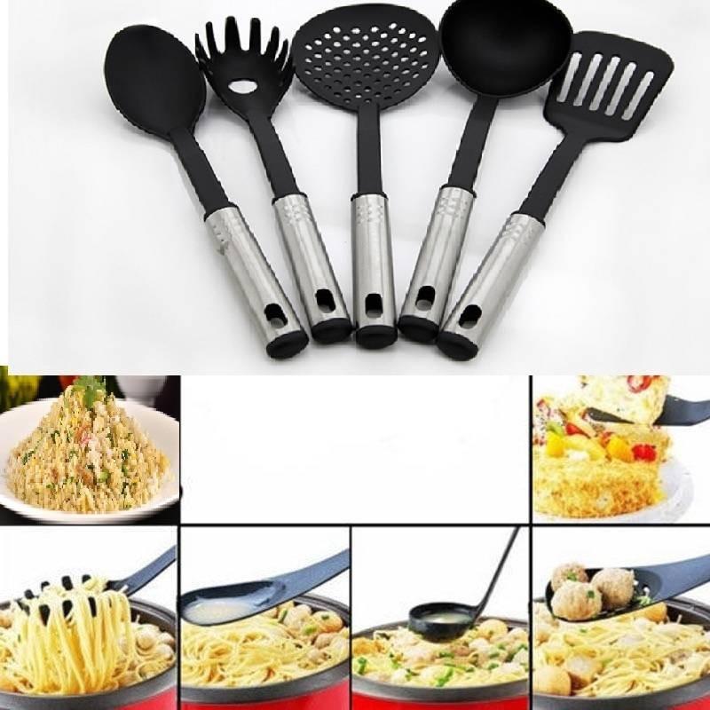 Cooking Resistant Heat Utensils Pp Handles Home Chef Food Preparation Supplies