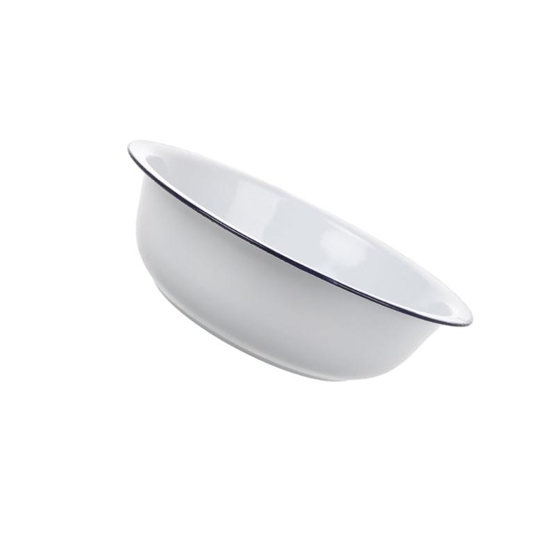 652F Enamel Mixing Basin Hygienic Coating Enamelware Perfect For Modern Households