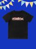 Rundhals Pullover mit Printmuster Kurze Ärmel Kinder Oberteile Roblox