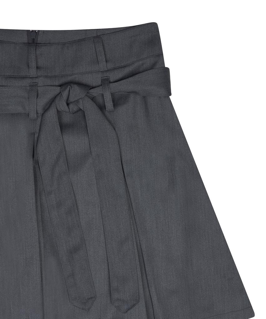 LARTIGENT L20 Pleats Skirt Pants(Gray)