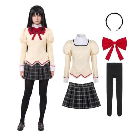 Milky Time Magical Girl MadokaMagica Cosplay Anime Kaname Madoka Akemi Homura Uniform