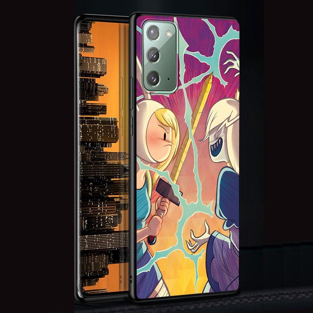 

Fionna Cake Case for Samsung Galaxy Note 20 Ultra 10 Plus 9 8 TPU Phone Cover Note 10 Lite Black Soft Shell Funda Capa Samsung Note 8