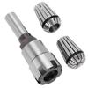 3Pcs Collet Chuck Milling Cutter (6.5mm+13mm) + Extension Rod 12 Shank CNC Lathe Tool