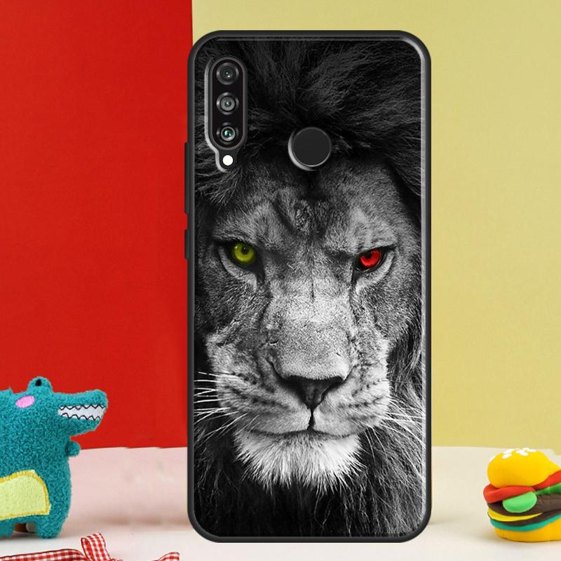 Lion Art For Huawei Nova 12s 12i 11i 8i 9 10 SE Y91 Y90 Y60 Y70 Y72 Y61 P20 P40 P30 Lite P60 Pro Case