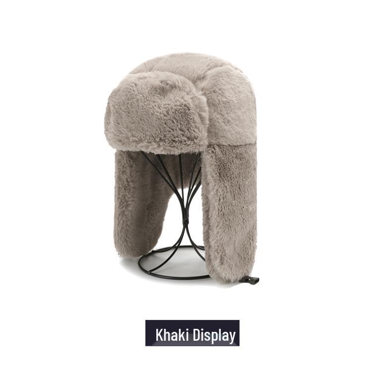 Unisex Winter Cycling Hat: Lei Feng-Style, Cold-Proof, Velvet-Lined, Ear Protection, Fashionable Casual Wear