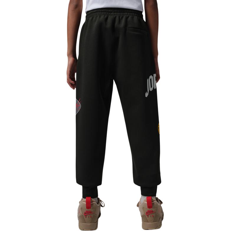 Jordan Kids  Knit Sports Pants Dynasty Interlock Cuffed Casual Drawstring Kids Pants IU5389-010
