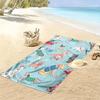 Cozy Cartoon Dog 2D Flat Print Beach Towel, Large Soft Quick Dry Towel for Beach Camping SwimmingZSTJ0915369