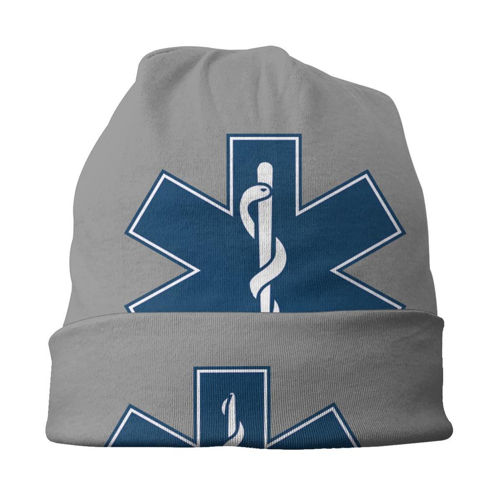 EMT Star Of Life Cap Paramedic Medic Ambulance Casual Autumn Winter Outdoor Skullies Beanies Hat Spring Warm Bonnet Knitting Hat
