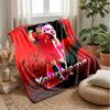 Cristiano Ronaldo Custom Name Text Flannel Blanket Soccer Logo Personalized Fleece Throw Blanket Special Gift For Sofa Bedroom Home