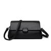 Bolsa Mensageiro Simples Feminina, Bolsa Transversal Casual, Bolsa de Ombro da Moda, Bolsa de Mão em Couro PU Macio, Adequada para Uso Diário e Compras