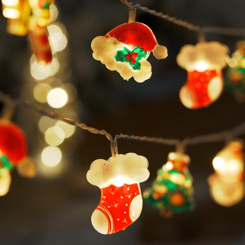 LOLStar Christmas String Lights, 20 LED Xmas Fairy Lights for Home Decor